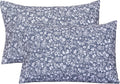 FEATHER & STITCH NEW YORK 100% Cotton 2 Piece King Pillow Cases, 300TC Ultra-Soft Pillowcases with Envelope Closure, Wrinkle- Fade- Stain…