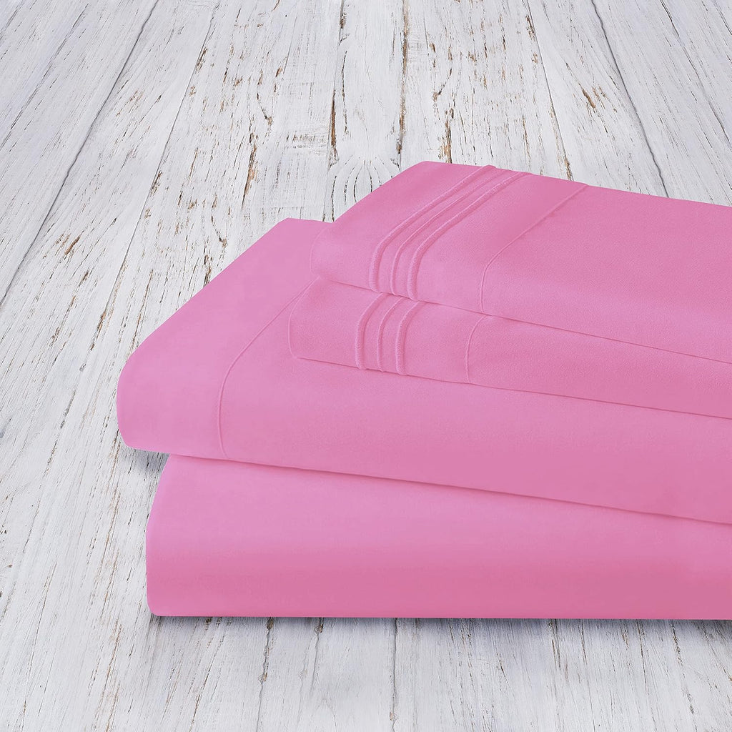 MocassiLuxuryBedding Mocassi Full Sheet Set - Luxury Hotel 1800 Premier Bedding Sheets & Pillowcases - Ultra Soft Breathable & Cooling Bed…