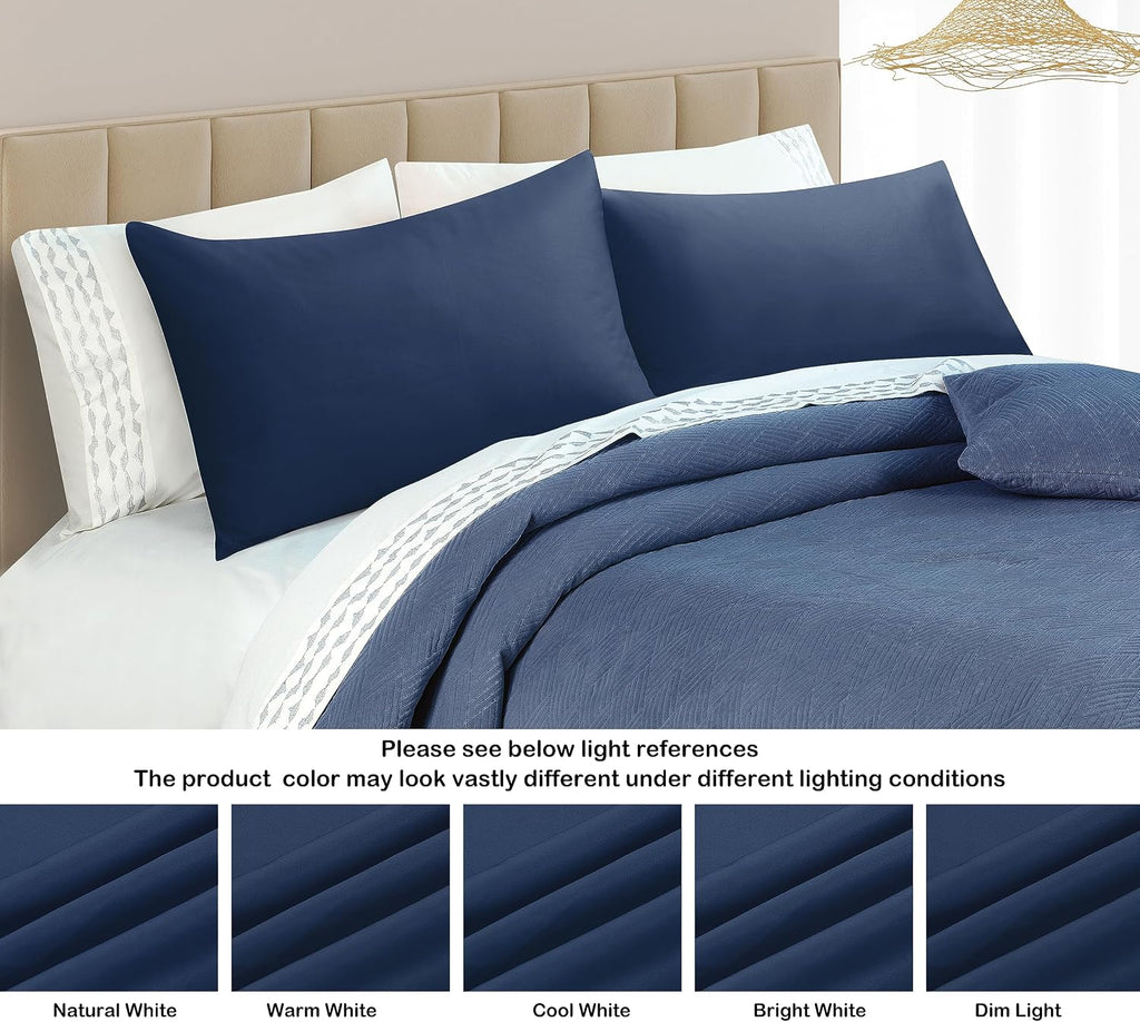 ShunjieHome 100% Egyptian Cotton Queen Pillow Protectors Set of 4, 400 Thread Count Sateen Weave Cooling Pillowcase, easy maintenance…