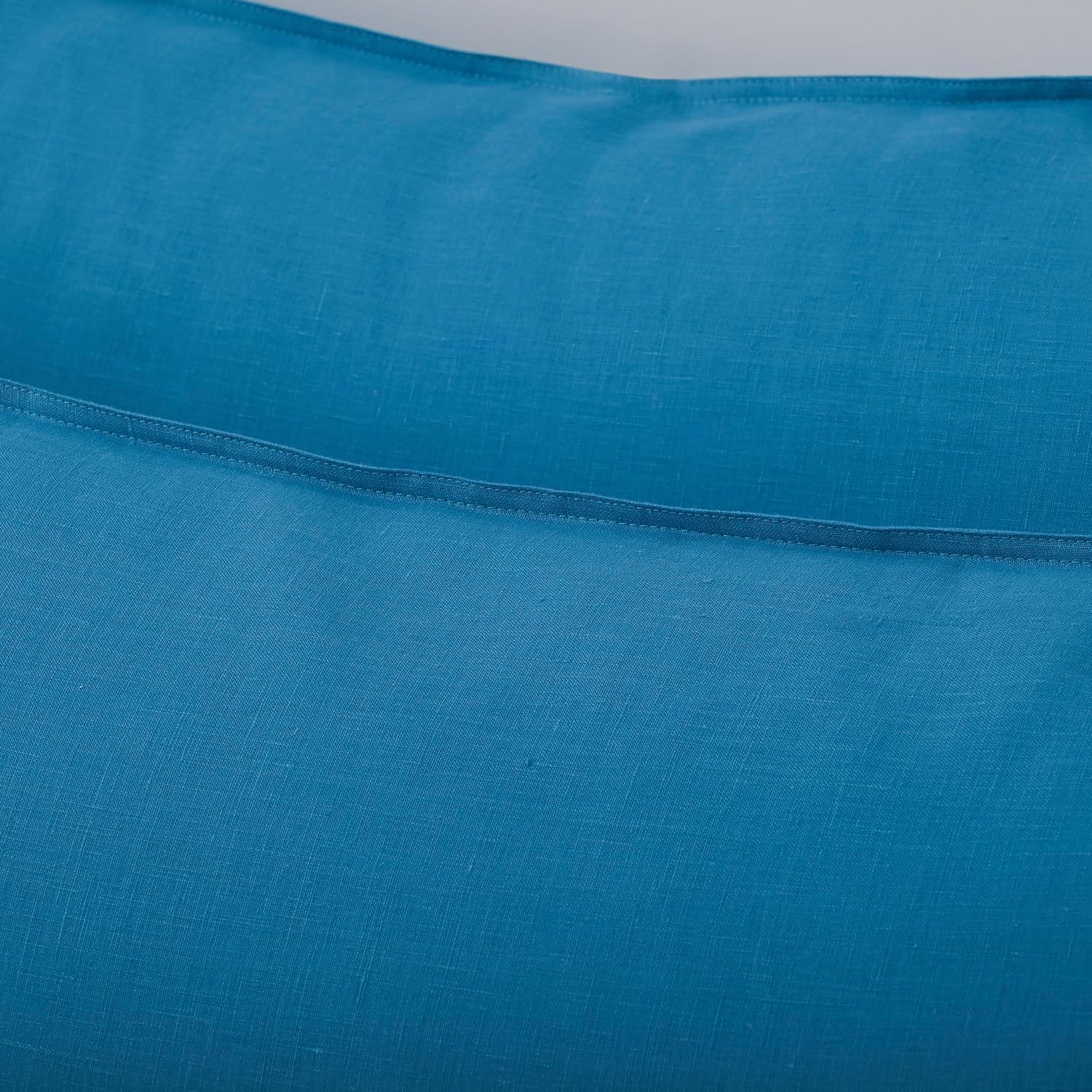 Chuffed Linen Pillowcases 2 Pack 100% Linen Standard Pillow Cases, Breathable and Cooling Washed Pillowshams with Zipper Closure, 20x30 Inc…