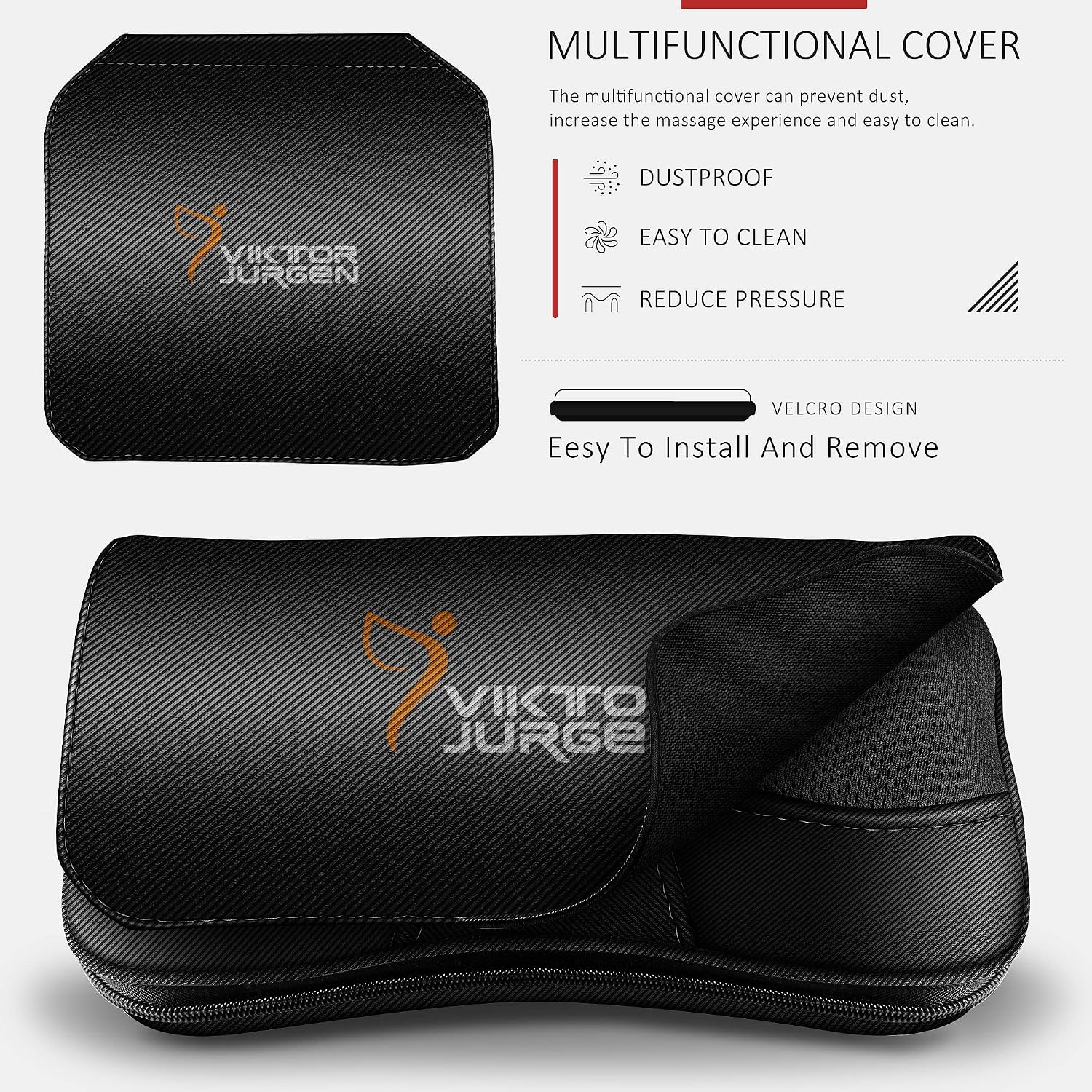 Viktorjurgen VIKTOR JURGEN Mothers Day Back Massager Kneading for Neck, Shoulder and Foot, Shiatsu Massage Pillow with Heat, Relaxation Gif…
