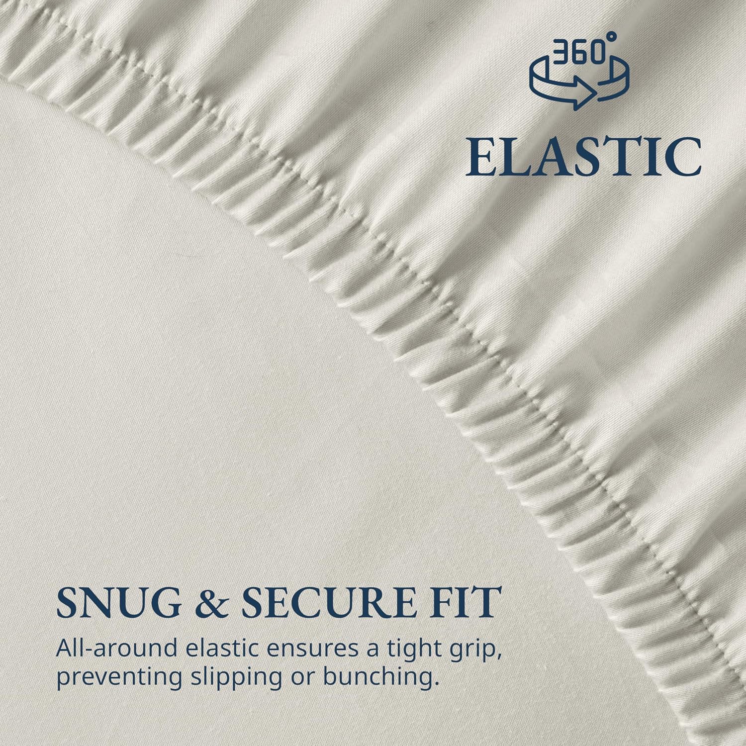 LANE LINEN Twin XL Size Fitted Sheet, 100% Organic Cotton, 2-Pieces (1 Fitted Sheet & 1 Pillowcase), Percale Weave, Ultra Soft…