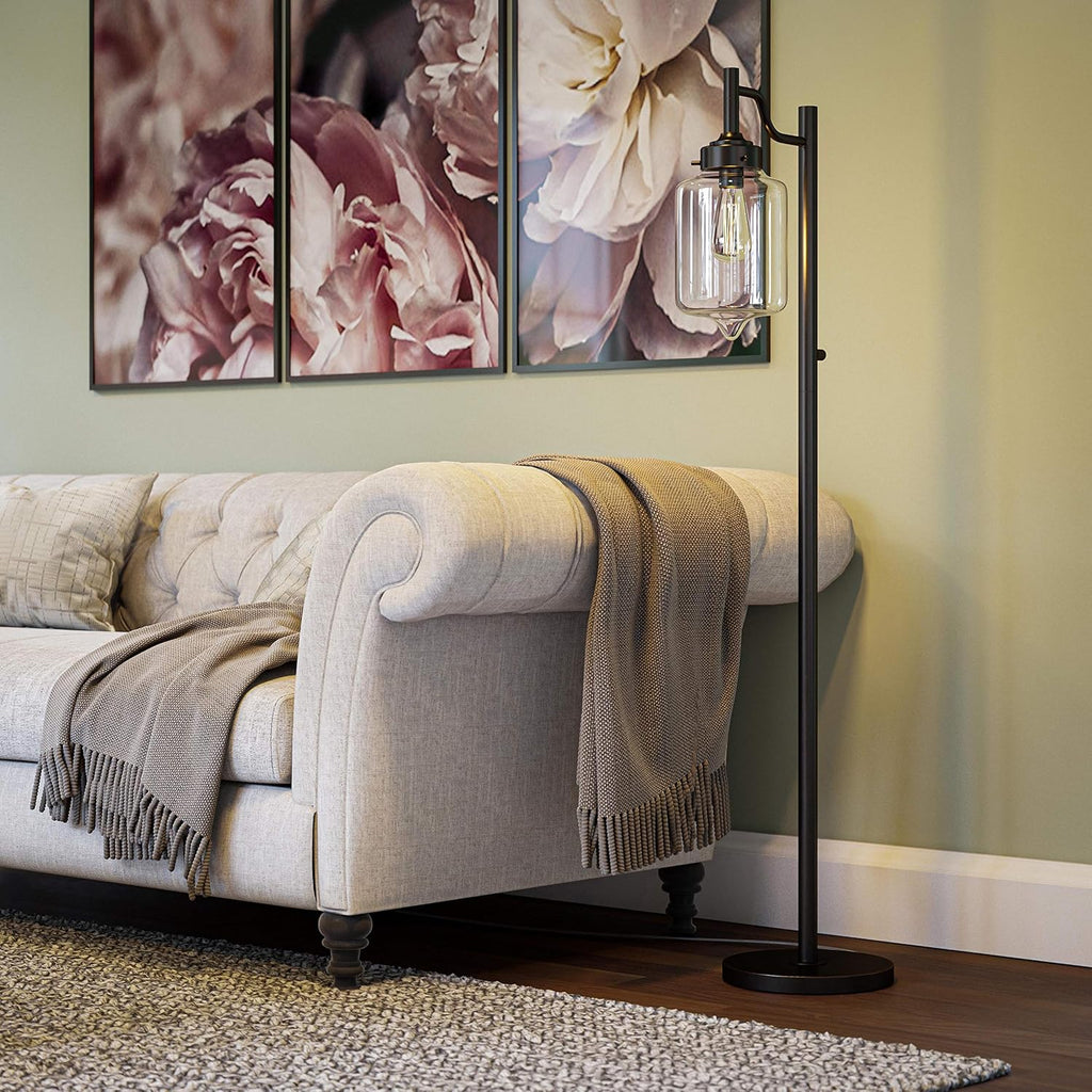 Kenroy 32408ORB Home Casey Tall Floor Lamp Oil-rubbed Bronze Finish, Small