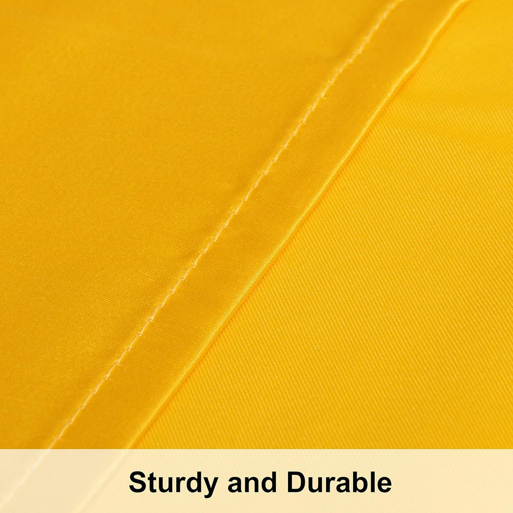 Ntbay 2 Pack Satin King Pillowcases for Hair and Skin, Luxurious and Silky Pillow Cases with Envelope Closure, 20x36 Inches, Yellow 2 Pack…