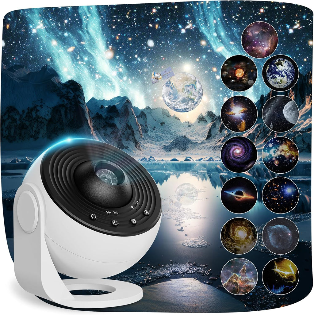 Planetarium Projector Pro for Bedroom, 13 in 1 Star Projector Galaxy Light, Ceiling Night Light Milky Way Mood Lighting with Timer, LED…