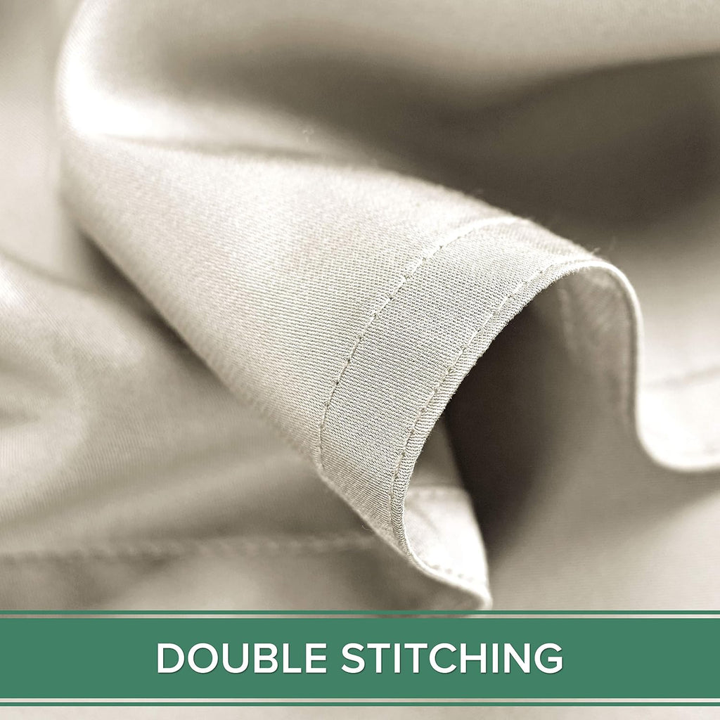 PureBamboo Pure Bamboo Short Queen Sheets for RV Camper (60"x75") - Genuine 100% Organic Viscose Derived from Bamboo Bed Sheet Set, Soft &…