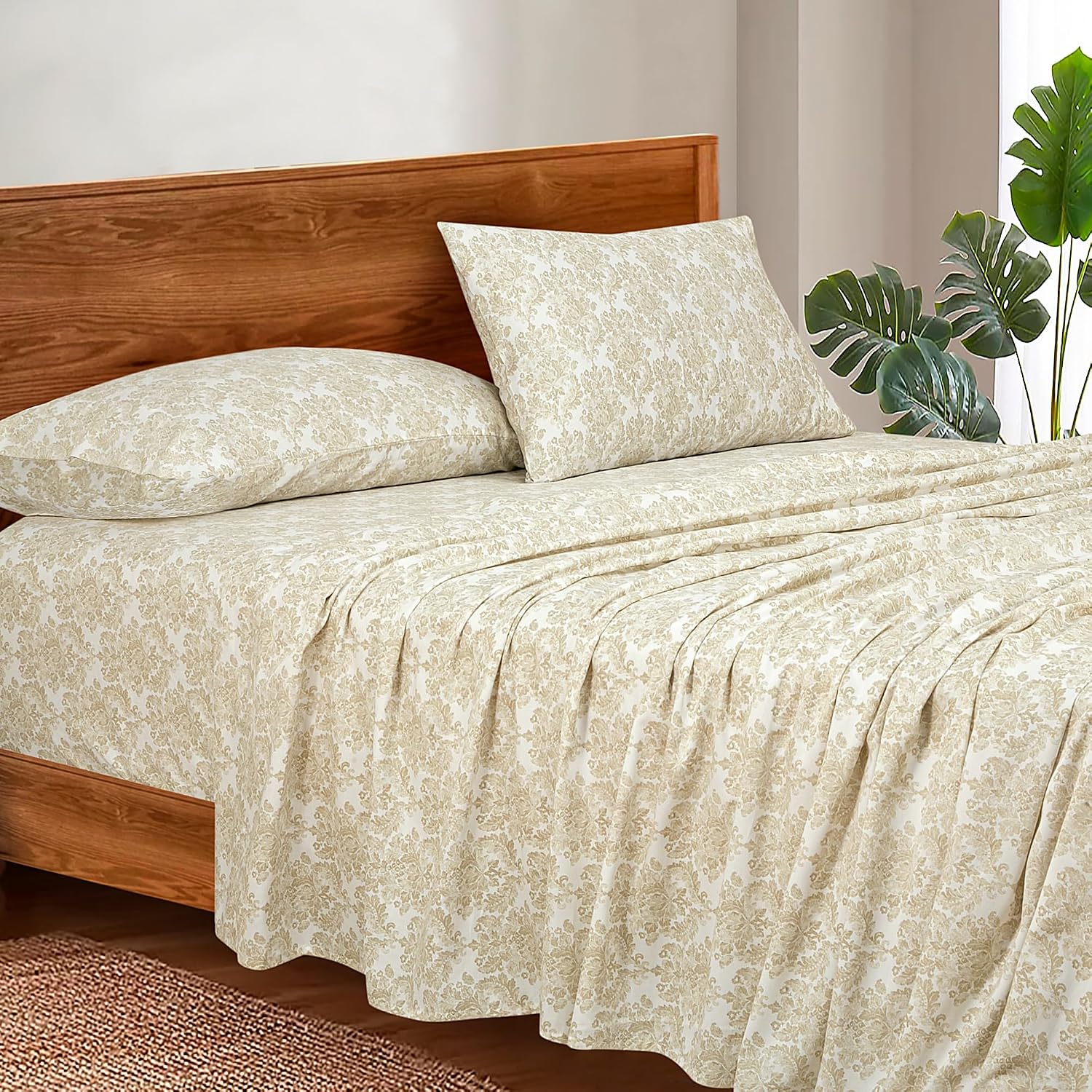 Royalelinens ROYALE LINENS 300 Thread Count 100% Long Staple Combed Cotton Sheet Set - 3 Piece Twin Bed Sheets - 1 Fitted, 1 Flat & Pillow…