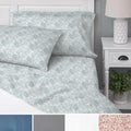 WelhomeByWelspun Welhome Twin Size Bed Sheet Set, 100% Cotton Percale Deep Pocket Super Soft Bedding Set, Cooling, Breathable & Extra Soft,…