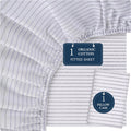 LANE LINEN Twin XL Fitted Sheet, 100% Organic Cotton 2-Piece Set (1 Fitted Sheet, 1 Pillowcase), Percale Weave, Bottom Sheet, Breathable…