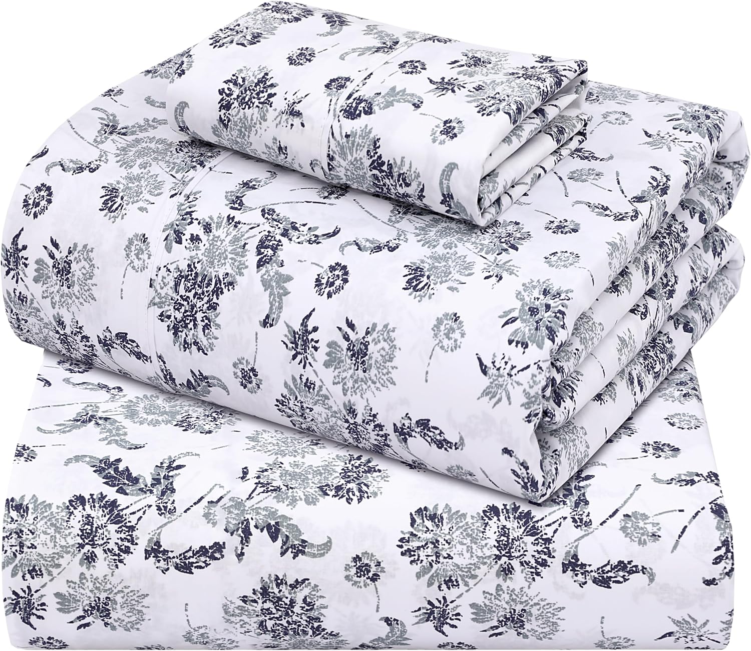 Zoyer 100% Cotton Sheets – Twin XL Size Percale Bedding, Cooling & Breathable, Durable with a Crisp, Soft & Comfortable Feel, 16" Deep Pock…