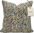 LineandLoop Linen Yellow Pillow Throw Pillow Covers 20x20 inch Pillow Farmhouse Style Spring Decorative Pillow Covers for Couch Living Room…