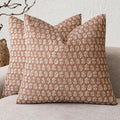 Foindtower Set of 2 Decorative Neutral Floral Print Throw Pillow Covers Vintage Farmhouse Cushion Covers Boho Home Decor for Sofa Chair…