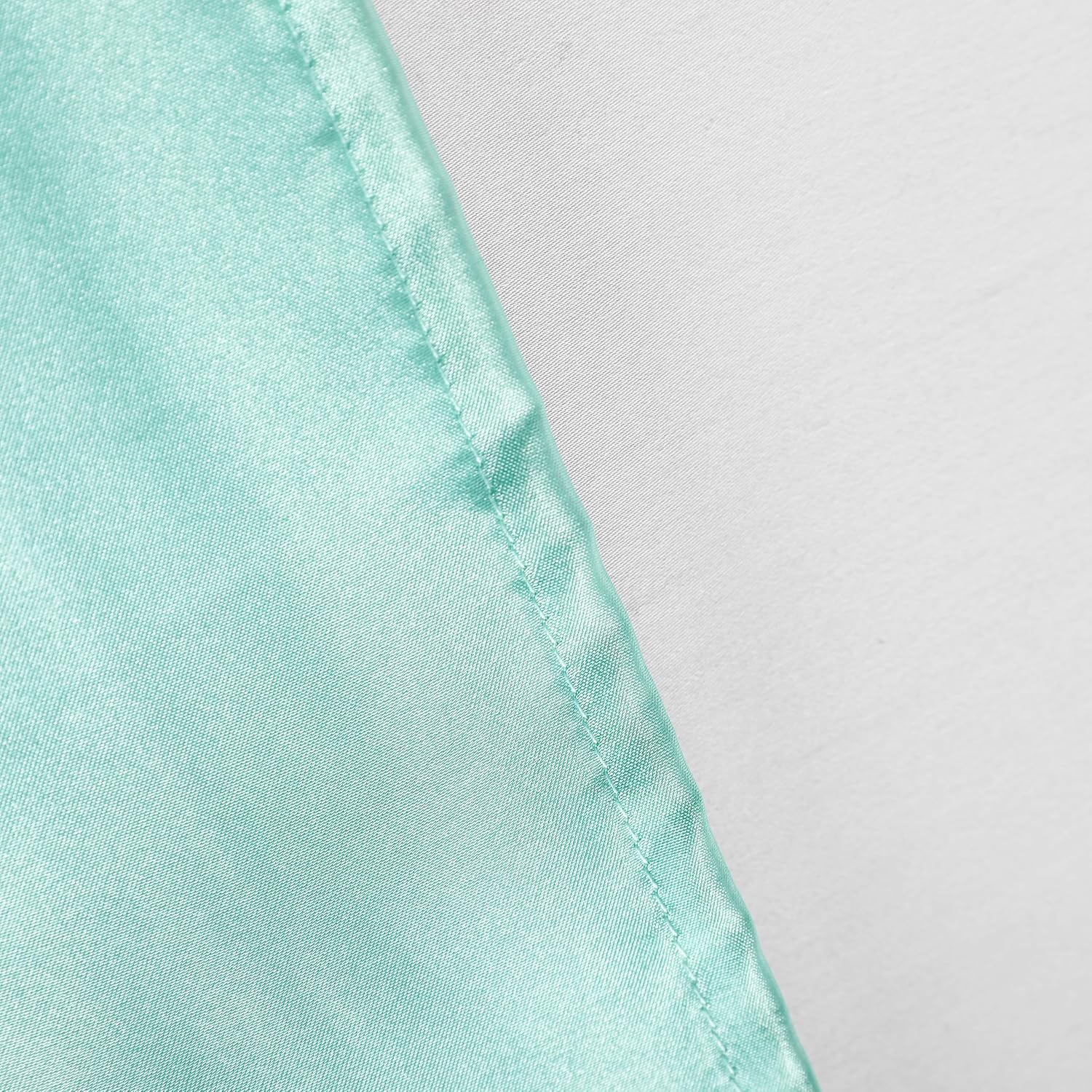 Ntbay 12 Pack Satin Standard Pillowcases for Hair and Skin, Luxurious and Silky Pillow Cases with Envelope Closure, 20 x 26 Inches, Light B…