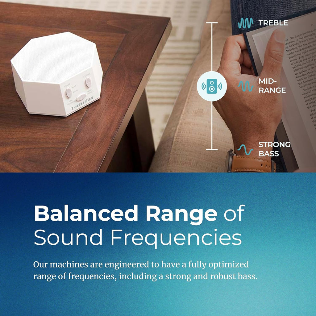 Adaptive Sound Technologies LectroFan Classic - Soothing Sound Machine for Sleep - Built-in Sleep Timer - Compact Design - Non-Looping…