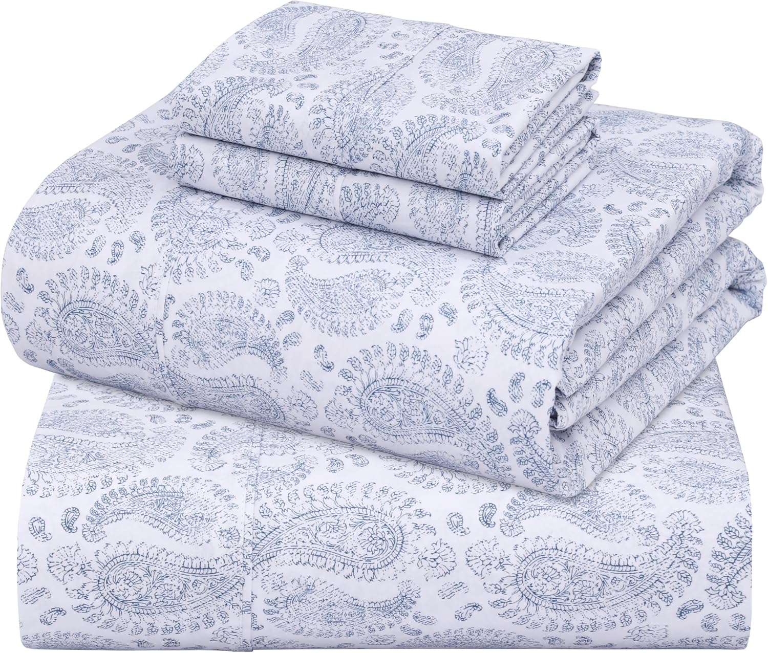 Zoyer 100% Cotton Sheets – King Size Percale Bedding, Cooling & Breathable, Durable with a Crisp, Soft & Comfortable Feel, 16" Deep Pocket,…