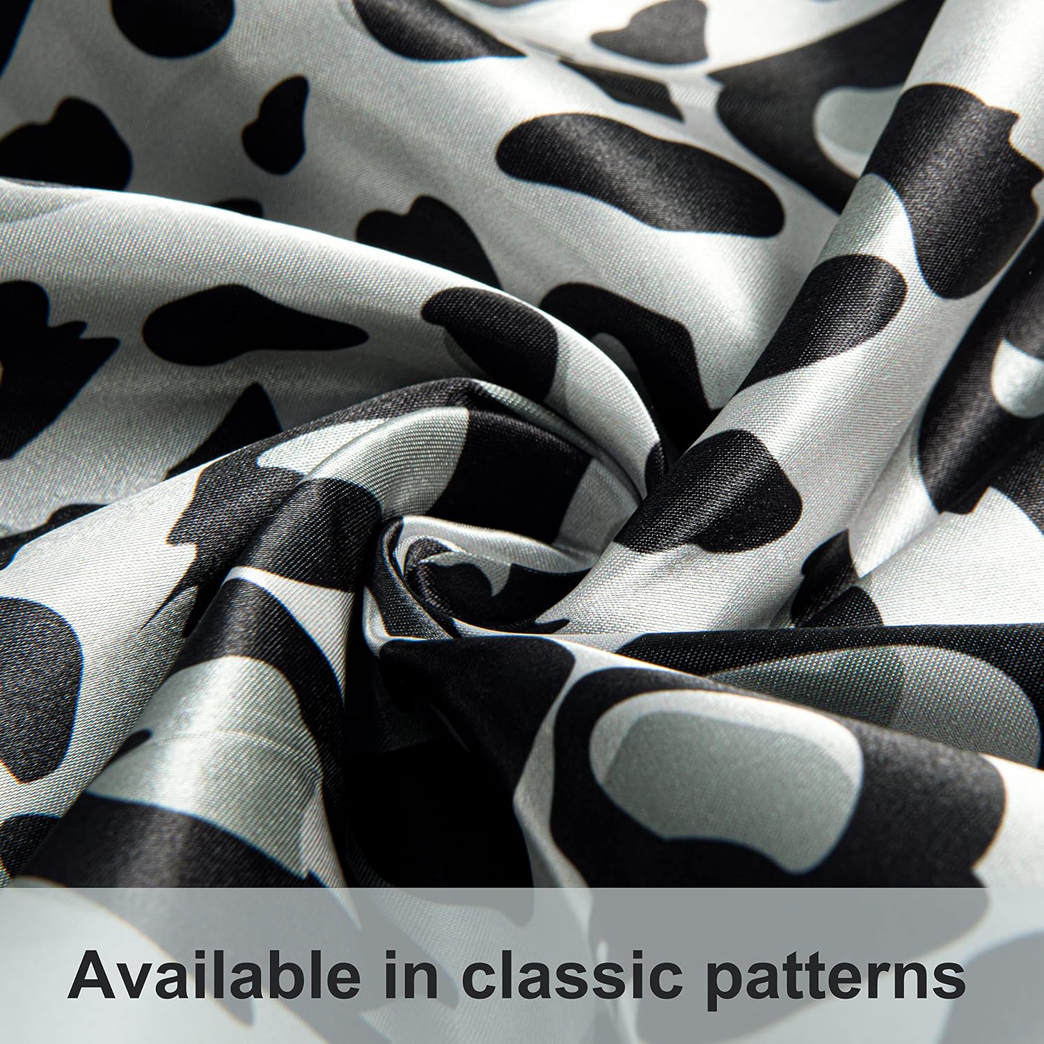 Ntbay 2 Pack Satin King Pillowcases for Hair and Skin, Luxurious and Silky Leopard Printed Pillow Cases with Envelope Closure, 20x36 Inches…