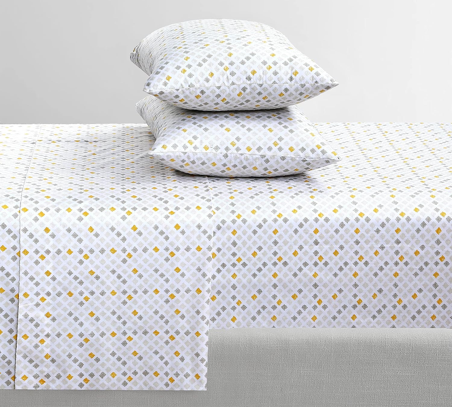 Featherstitchnewyork Feather & Stitch Softest 100% Cotton Sheets, 300 Thread Count Percale Weave Bedding, 16" Deep Pocket, Cooling Sheets,…