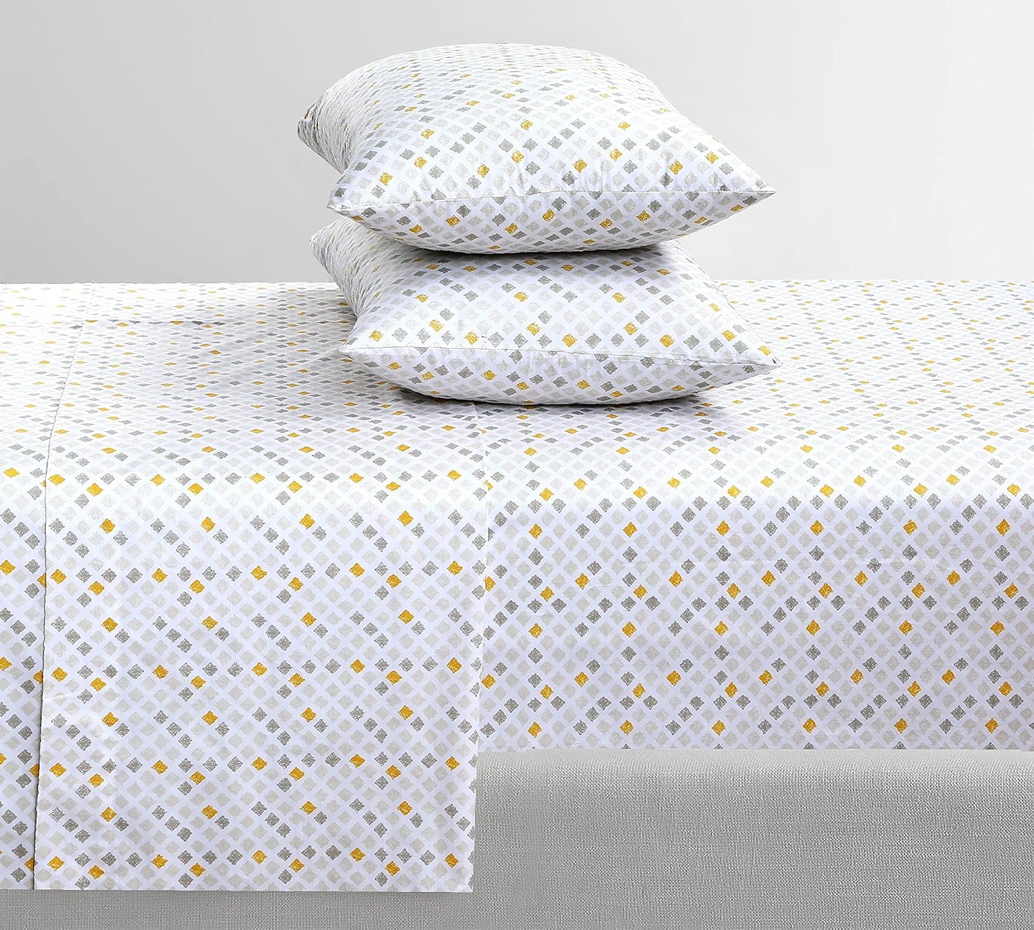 Featherstitchnewyork Feather & Stitch Softest 100% Cotton Sheets, 300 Thread Count Percale Weave Bedding, 16" Deep Pocket, Cooling Sheets,…