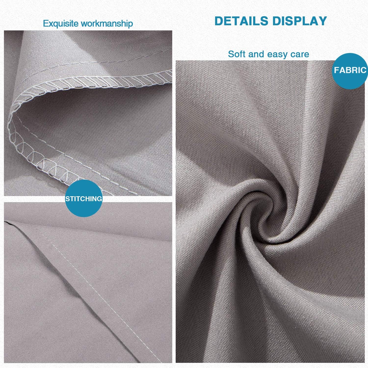 FLXXIE Pillow Cases Standard Size, Soft Microfiber Pillow Covers with Envelope Closure, Wrinkle, Stain Resistant Pillowcases, 2 Piece…
