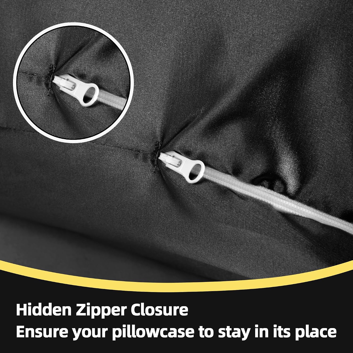 Balapet Silky Satin Pregnancy Pillow Cover (ONLY Pillowcase), C Shaped Large Luxurious Smooth Maternity Pillow Cover with Hidden Zip, Soft…