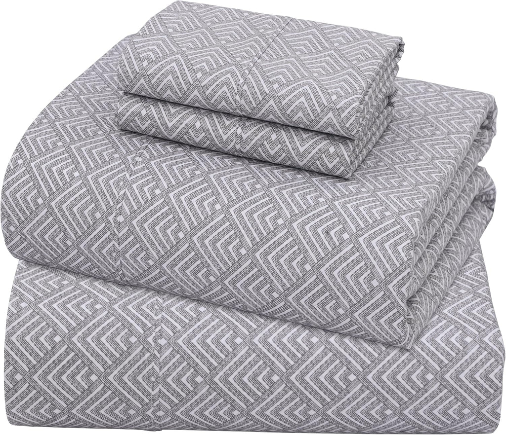 Zoyer 100% Cotton Sheets – King Size Percale Bedding, Cooling & Breathable, Durable with a Crisp, Soft & Comfortable Feel, 16" Deep Pocket,…