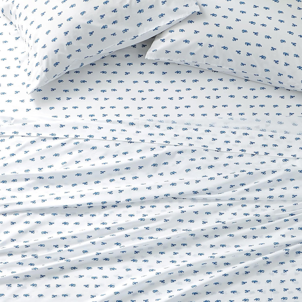 Nautica Twin Sheet Set, Crisp & Tailored Cooling Sheets with a Smooth Cotton Percale Lightweight Feel - Bed Sheets with Matching Pillowcase…