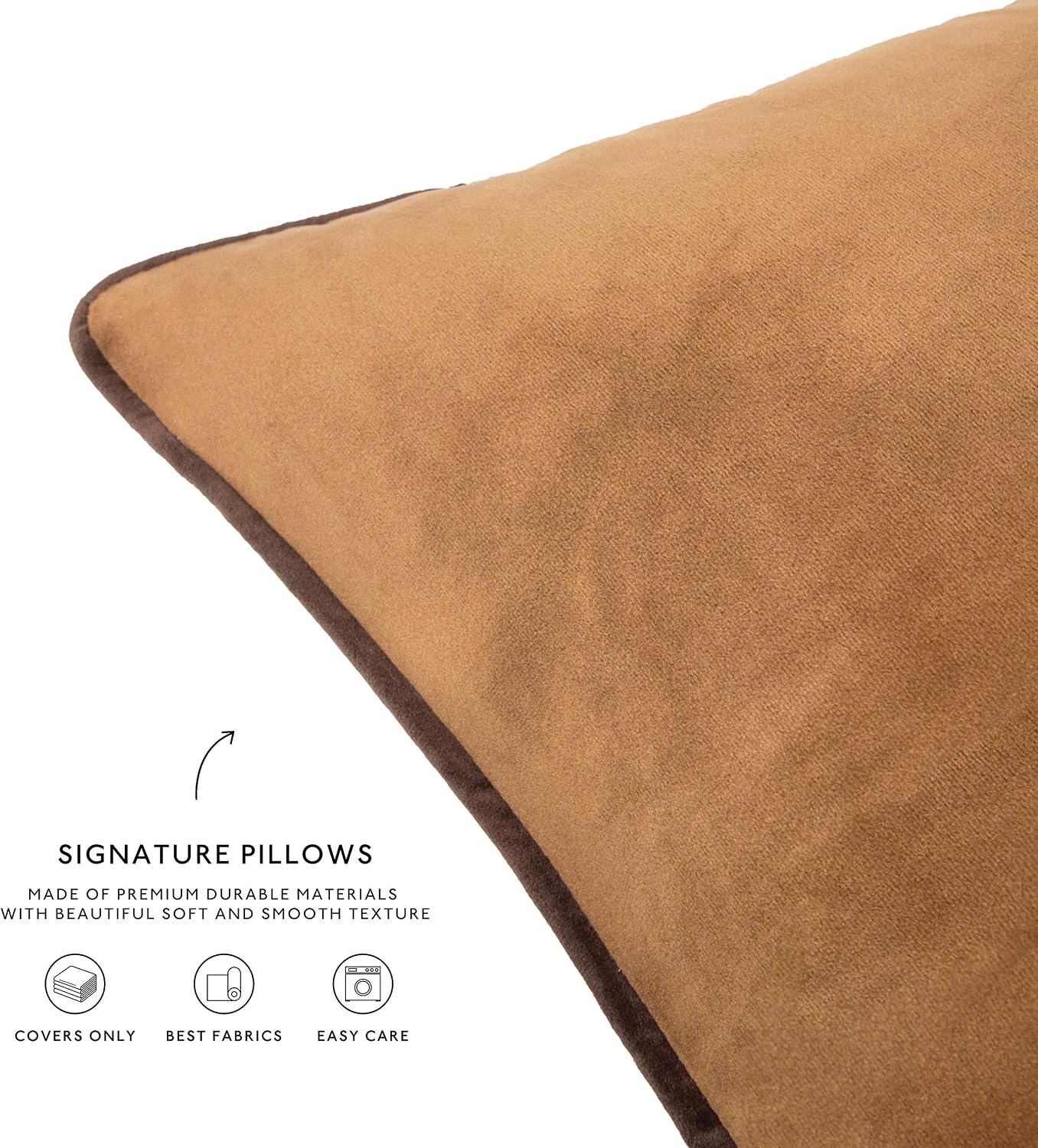 MONDAY MOOSE Decorative Throw Pillow Covers Cushion Cases, Set of 2 Soft Velvet Modern Double-Sided Designs, Mix and Match for Home…