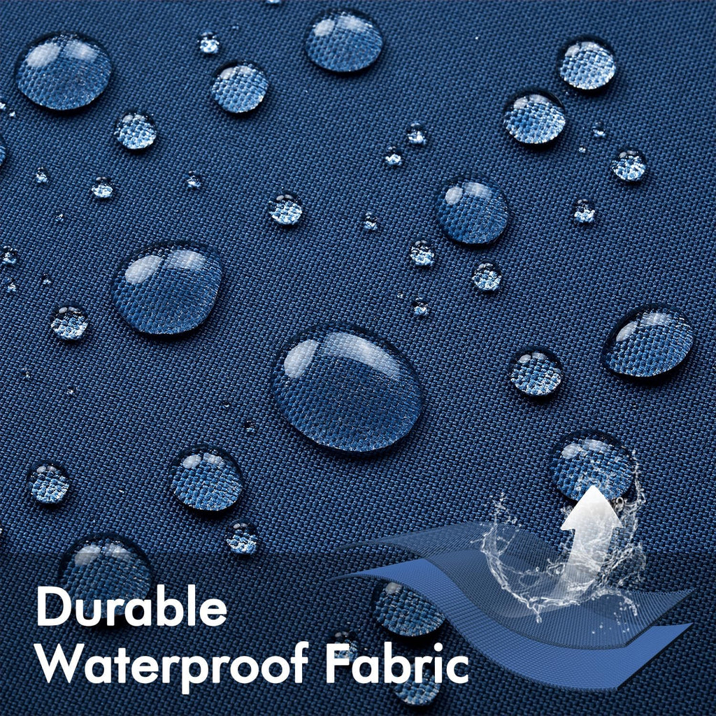 MIULEE Pack of 2 Outdoor Waterproof Throw Pillow Covers Decorative Outdoor Pillowcases Piping Edge Water Resistant Cushion Covers for…