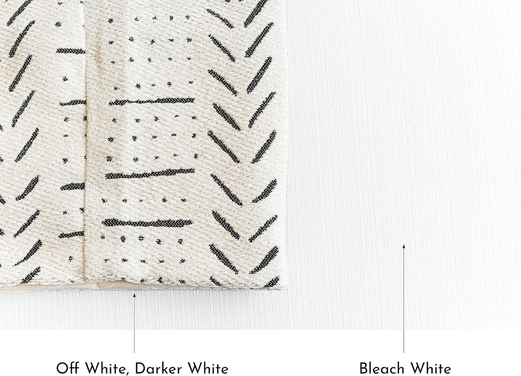 BlissBlush White Soft Chenille Boho Body Pillow Cover 20x54, Decorative Oversized Long Lumbar Pillow, Boho Textured Oversize Body Pillow…