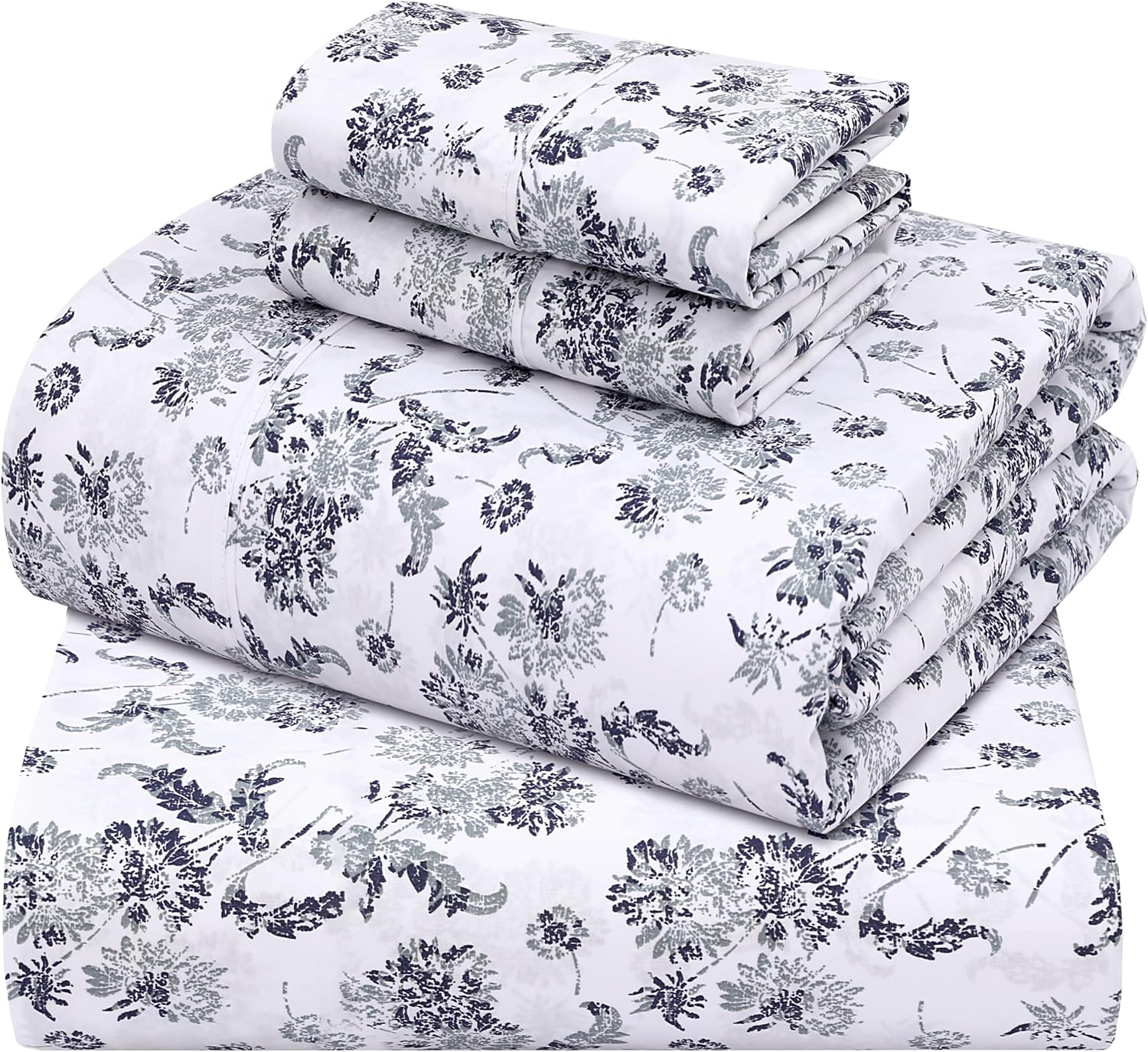 Zoyer 100% Cotton Sheets – King Size Percale Bedding, Cooling & Breathable, Durable with a Crisp, Soft & Comfortable Feel, 16" Deep Pocket,…