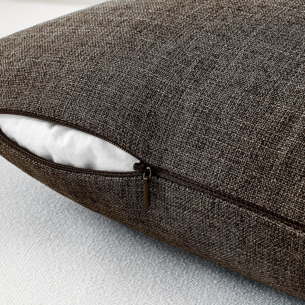 Miulee Pack of 2 Decorative Linen Burlap Pillow Covers Farmhouse Boho Accent Euro Pillowcases Home Decor for Couch Sofa Bedroom Living Room…