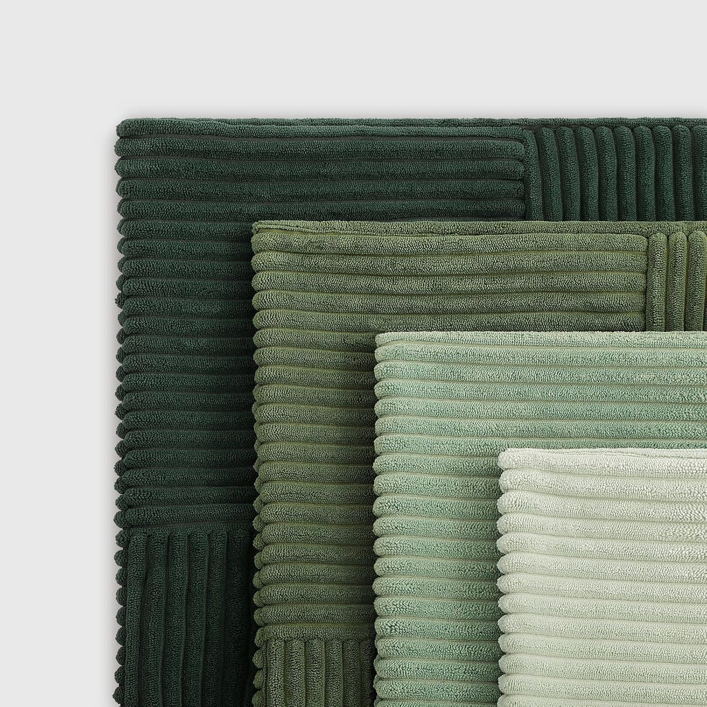 Topfinel SageGreen Throw Pillow Covers, Boho Farmhouse 20x20 Inch Cushion Covers Set of 4, Soft Corduroy Home Decor for Couch Bed Sofa Living…