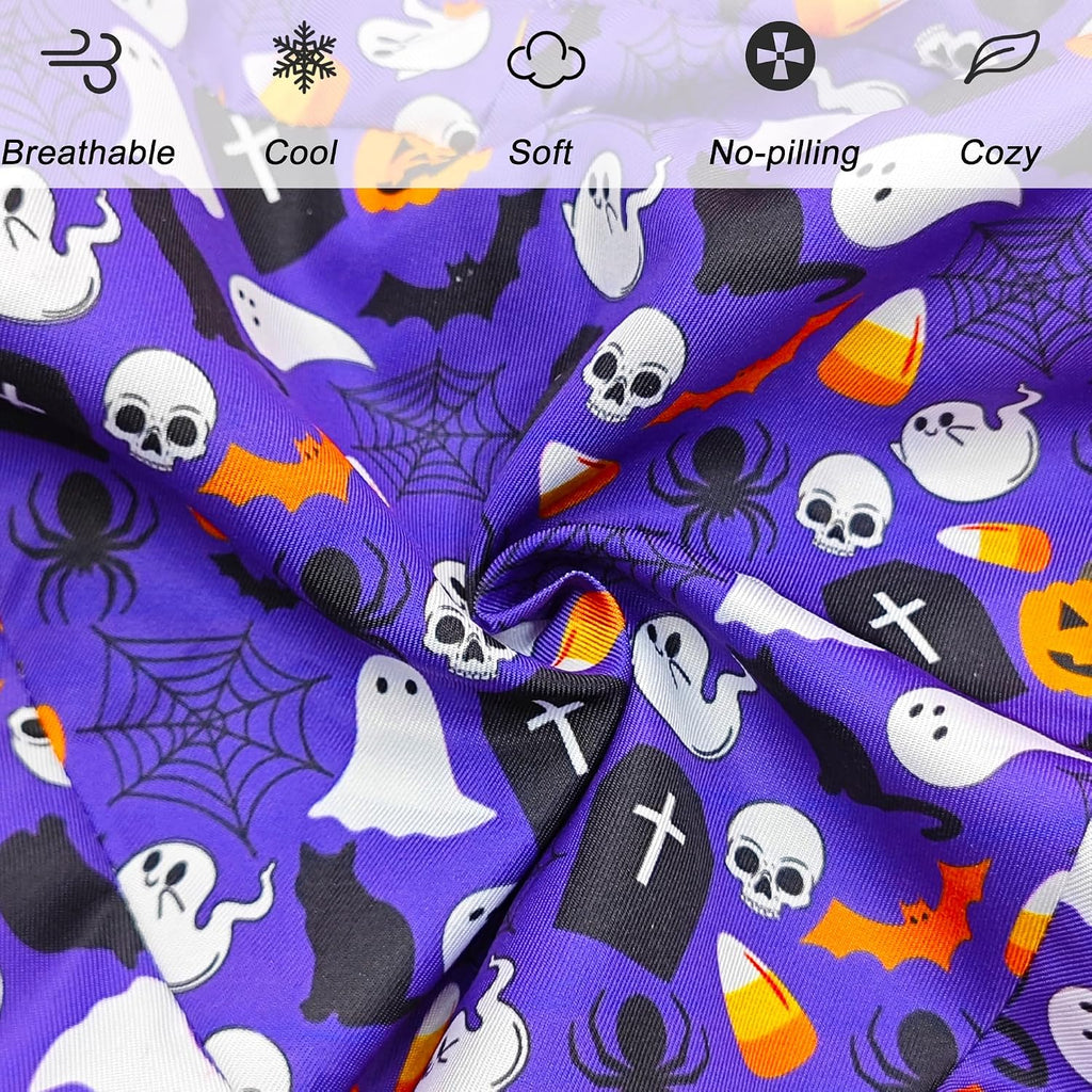 Knee Pillowcase for Contour Legacy Knee Pillow, Invisible Zippered & Anti-Pilling, Soft Halloween Christmas Gothic Decor, Unique Gift for…