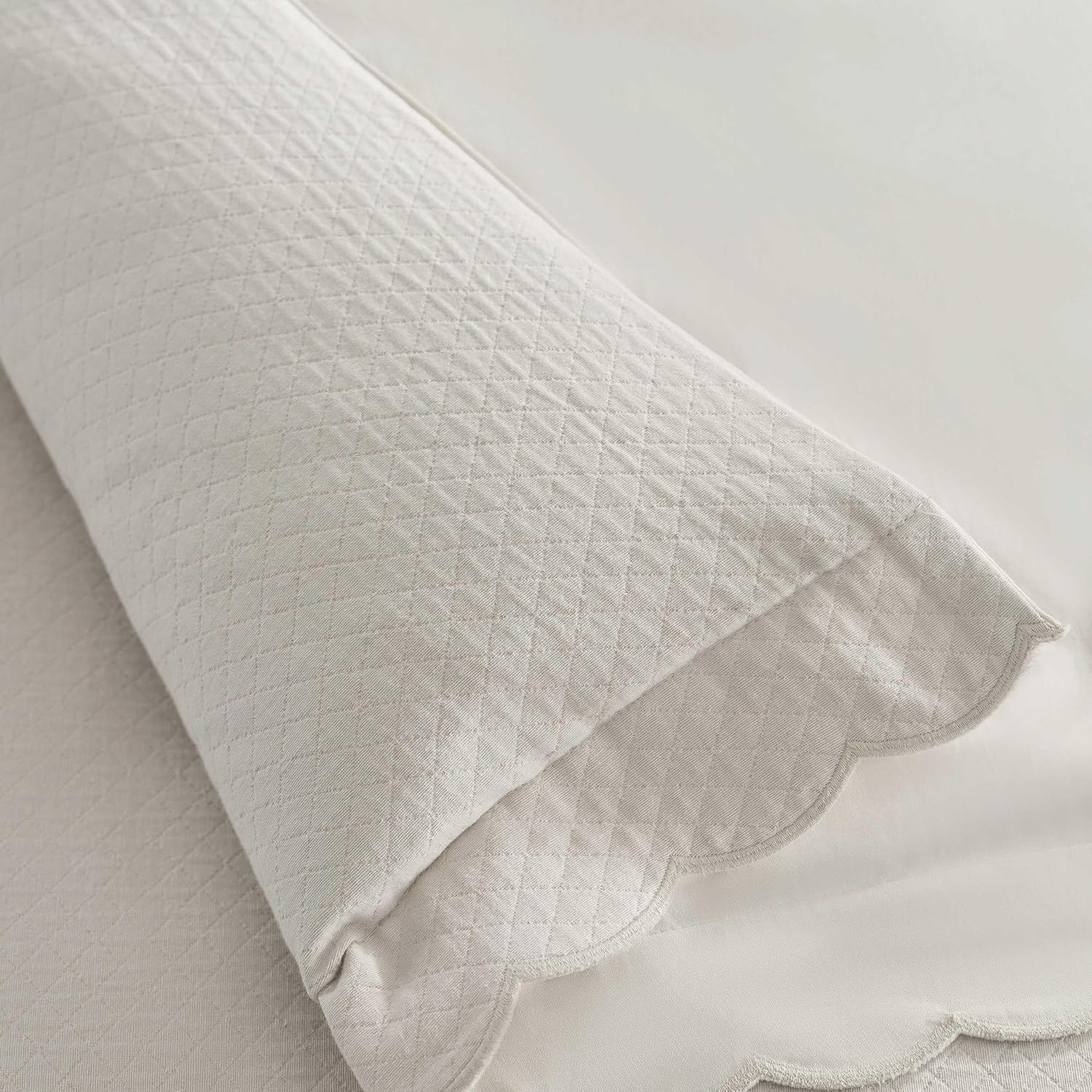 MarthaStewart Martha Stewart - Queen Duvet Cover Set, 100% Soft Cotton Blend Bedding, Corner Ties & Button Closure, 3 Piece Bed Set with Ma…