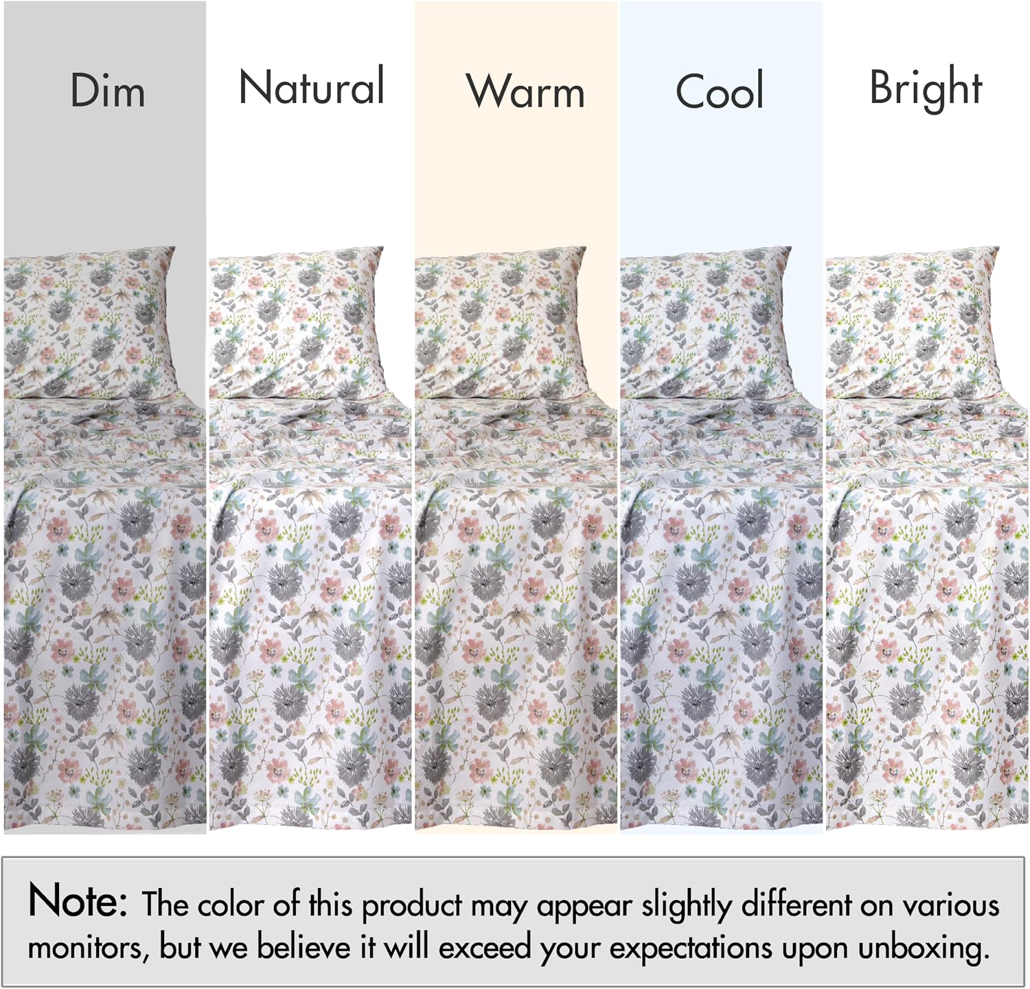 Ruvanti 100% Cotton Percale Sheets Twin XL Size – Crisp Cooling Bed Sheets for Hot Sleepers, Deep Pocket 16”, Soft Breathable & Durable Hot…
