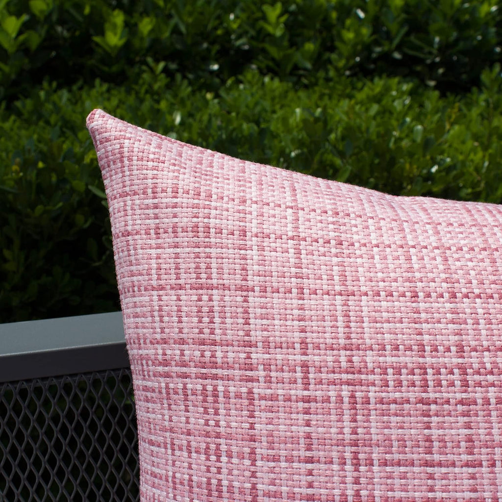 Kevin Textile Pack of 2 Decorative Outdoor Waterproof Throw Pillow Covers Stripe Square Pillowcases Modern Cushion Cases for Gifts Patio…