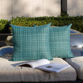 Kevin Textile Pack of 2 Outdoor Waterproof Pillow Covers Throw Pillow Covers Decorative Pillowcases Pillow Cases for Sofa Couch Patio…