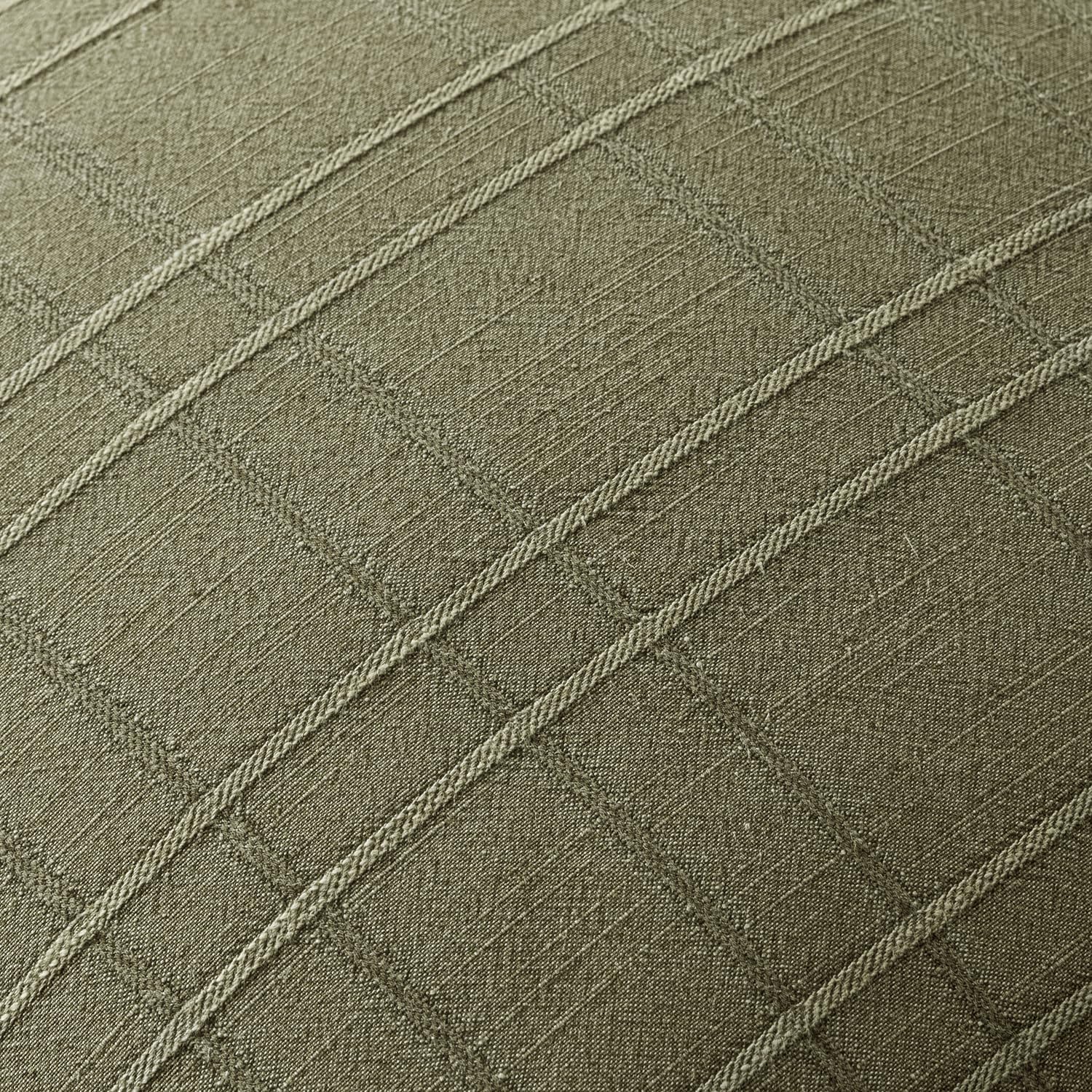 Miulee Decorative Linen Check Throw Pillow Covers Neutral Farmhouse Vintage Spring Pillow Covers 20x20 Set of 2 Boho Modern Home Decor for…