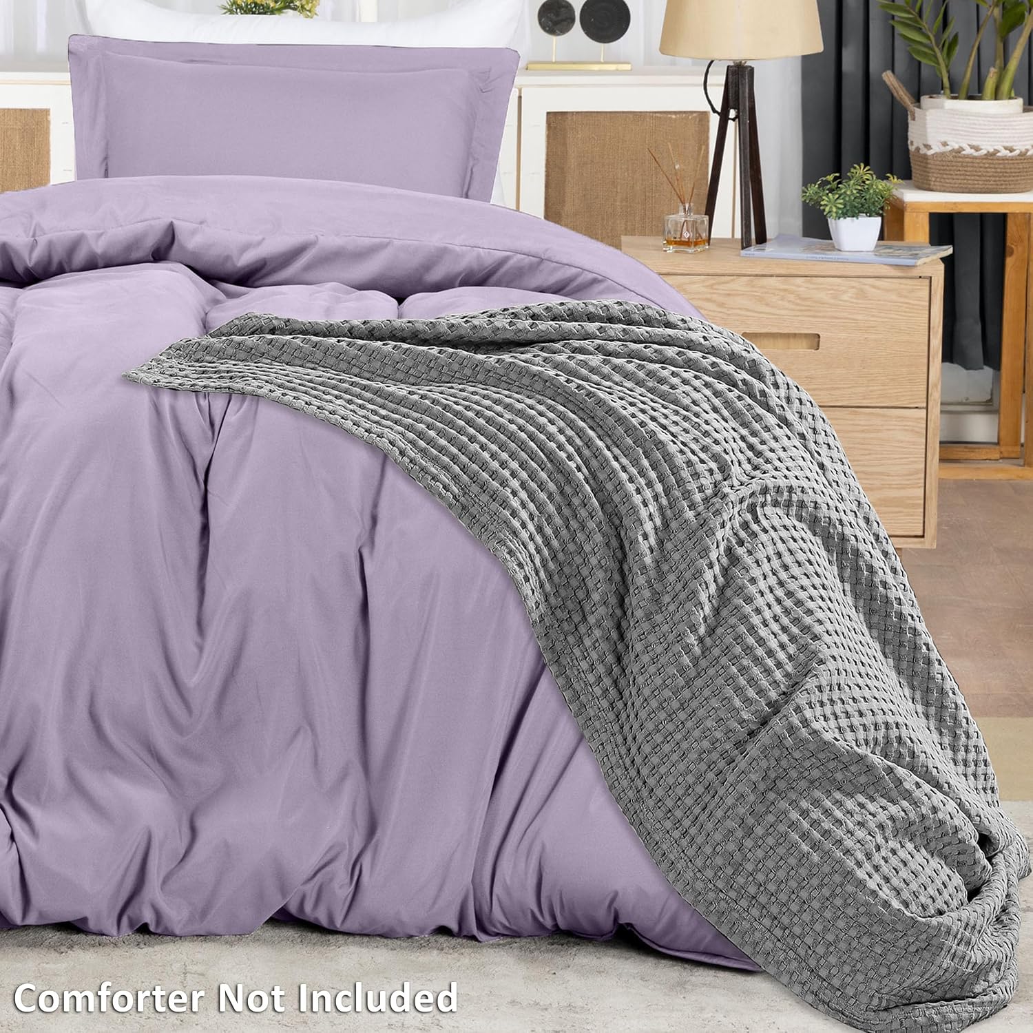 Utopia Bedding Duvet Cover Twin Size - 2 Piece with Zipper Closure - 1 Comforter Cover 68X90 Inches & 1 Pillow Sham 20X26 Inches…