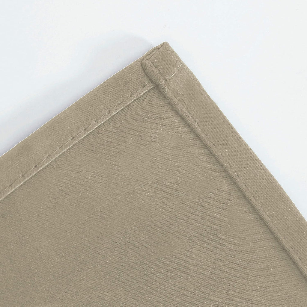 Lemomo Beige Thermal Blackout Curtains/52 x 95 Inch/Set of 2 Panels Room Darkening Curtains for Bedroom 95 Inch silver