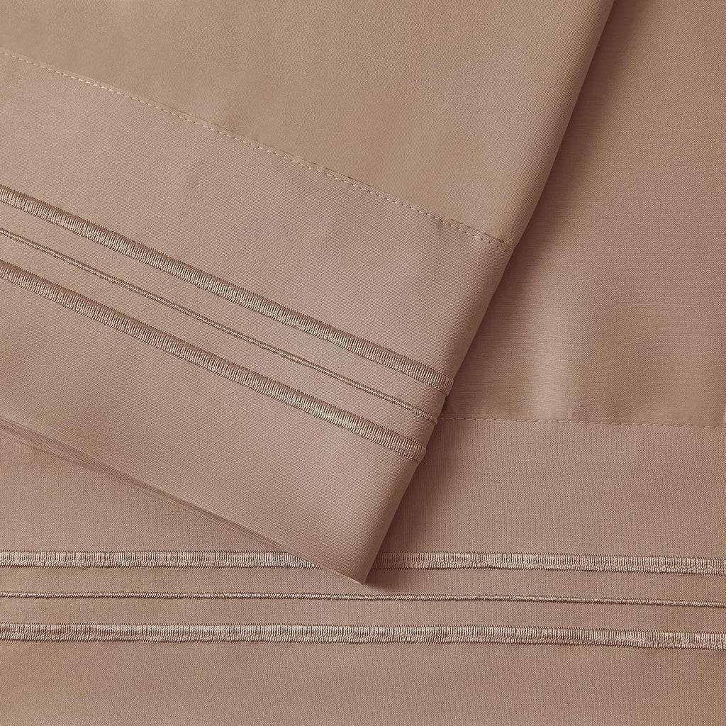 Nestl Taupe King Pillow Cases 2 – Soft King Size Pillow Case, 1800 Brushed Microfiber Pillowcases, Envelope Closure Pillowcase, King Pillow…