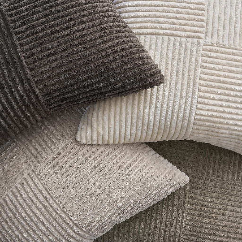 Topfinel 20×20 Pillow Covers Set of 4, Boho Large Neutral Throw Pillow Covers with Corduroy, Soft Accent Pillowcases for Couch, Bed, Living Roo…