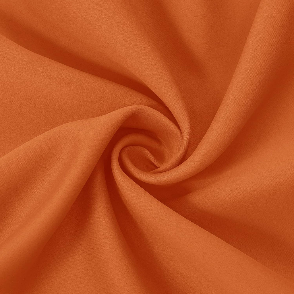Lemomo Blackout Curtains 66 x 84 inch/Orange Curtains Set of 2 Panels/Thermal Insulated Room Darkening Bedroom Curtains 84 inch silver