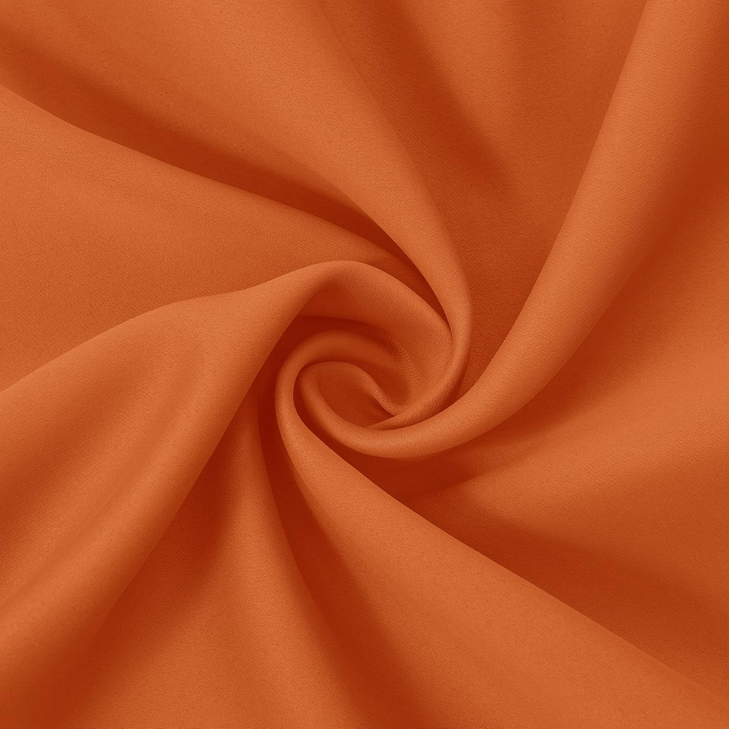 Lemomo Blackout Curtains 66 x 95 inch/Orange Curtains Set of 2 Panels/Thermal Insulated Room Darkening Bedroom Curtains 95 inch silver
