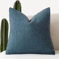 Foindtower Decorative Textured Boucle Throw Pillow Covers Accent Solid Pillow Cases Neutral Soft Cozy Couch Cushion Case for Chair Sofa…
