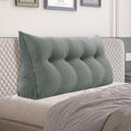 Daneey Headboard Pillow Full, Triangular Wedge Headboard Pillow with Soft Corduroy Fabric, Wedge Bed Backrest Pillow for Sitting Up, Readin…