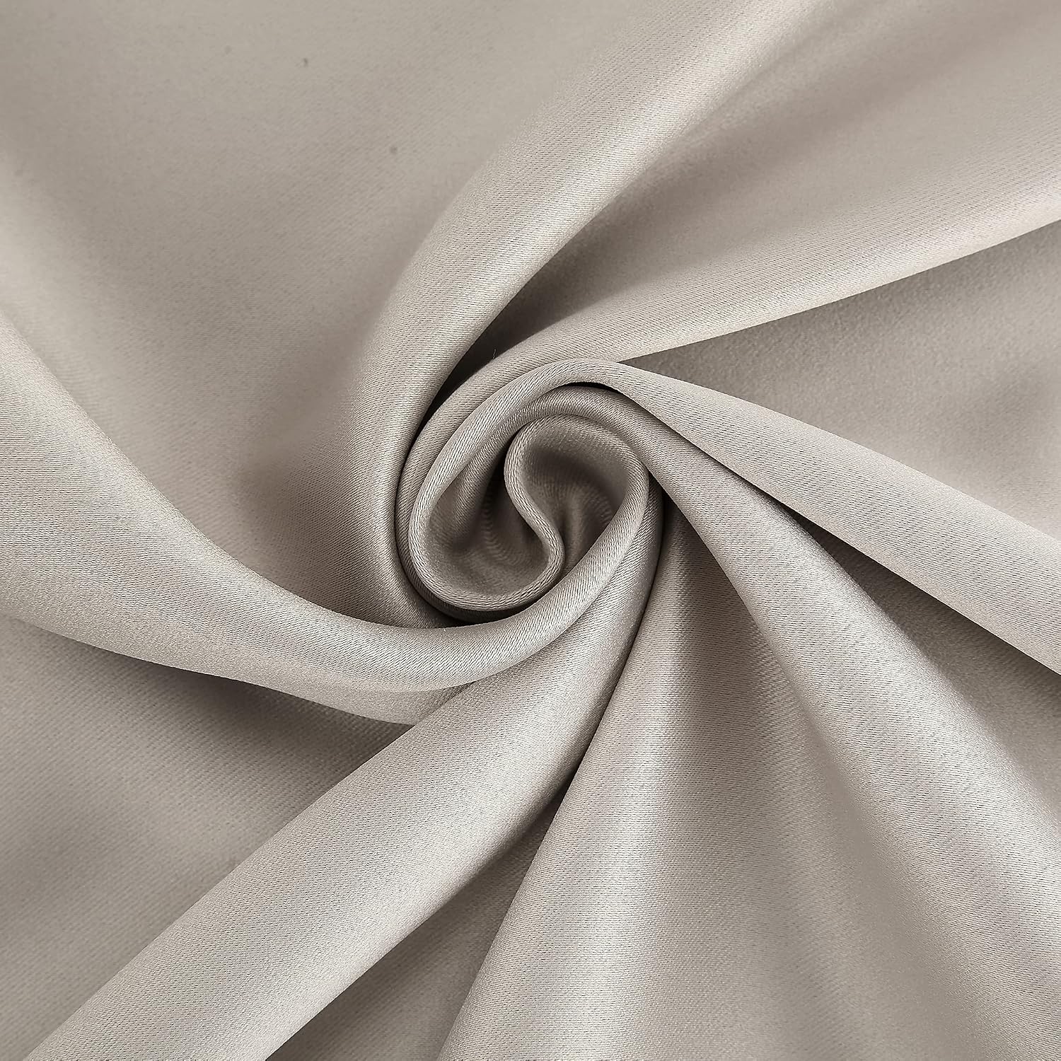 Sun Zero Nordic 2-pack Theater Grade Extreme Total Blackout Grommet Curtain Panel Pair, 52" x 63", Stone (Pack of 1)