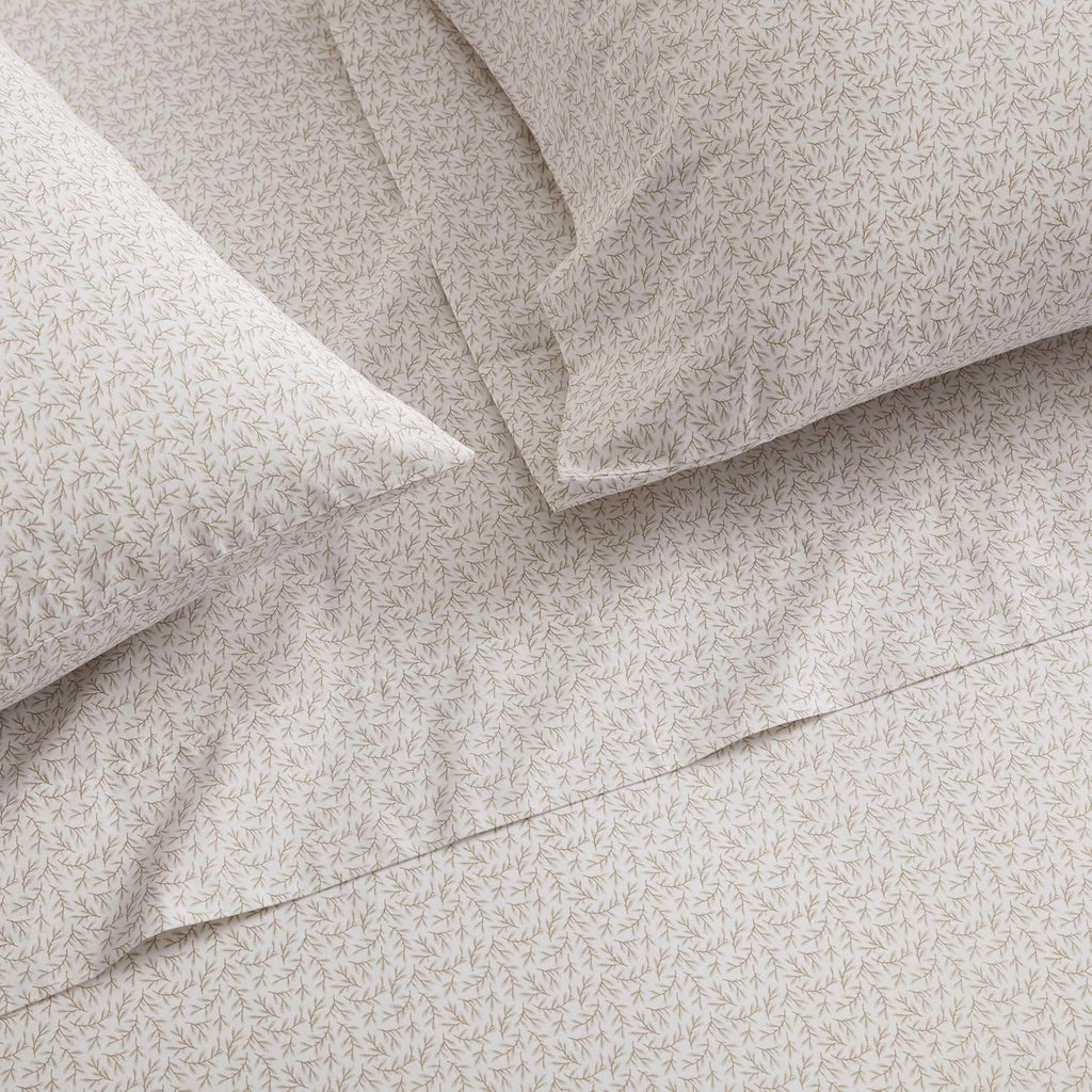 MarthaStewart Martha Stewart - King Size Sheets Set, Crisp & Tailored Cooling Sheets w/a Naturally Smooth Cotton Percale Lightweight Feel -…