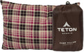 Teton Sports Camp Pillow; Great for Travel, Camping and Backpacking; Washable, Brown 1 Count Cotton