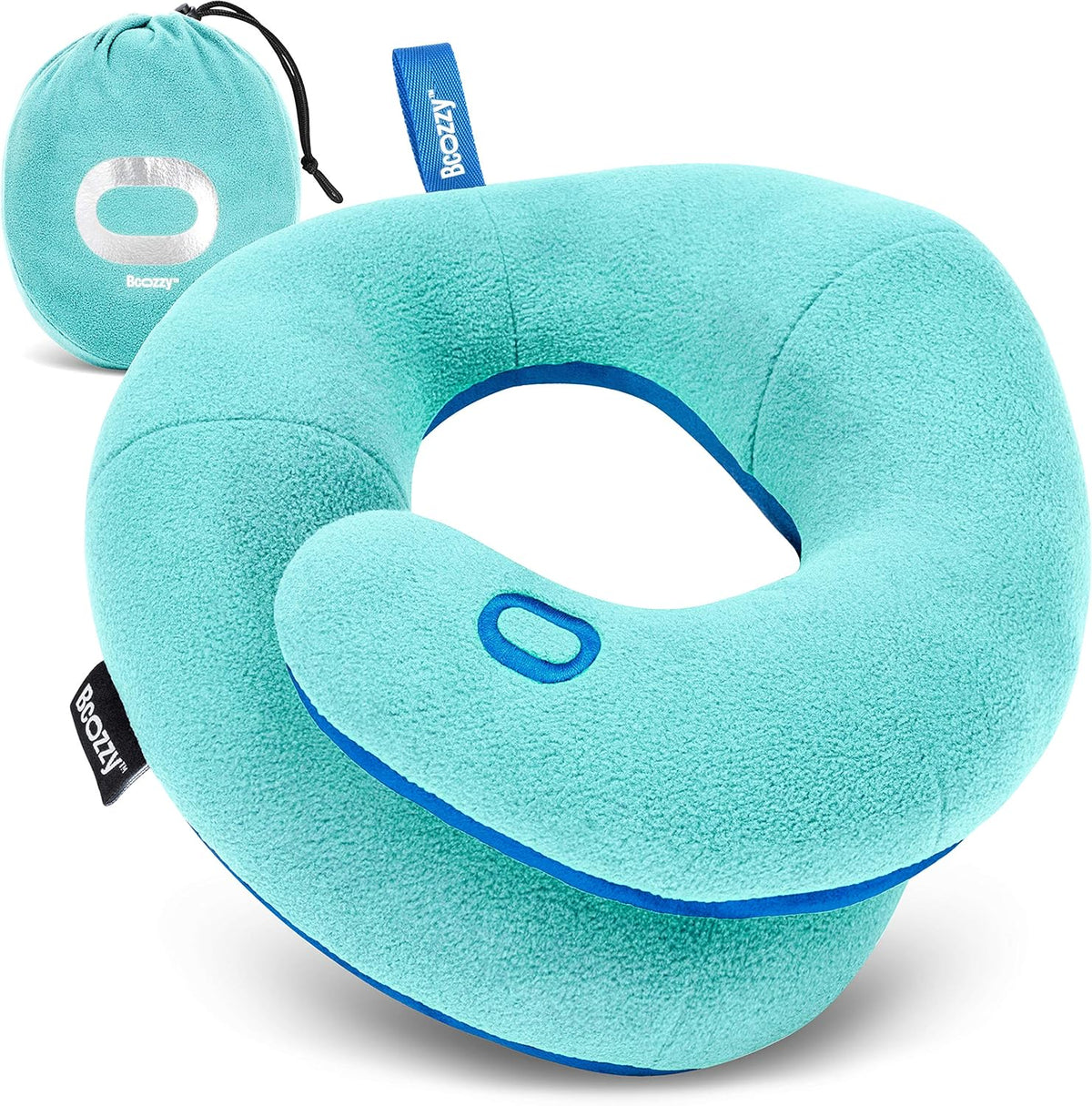 BCOZZY Kids Chin Supporting Travel Pillow for Ages 8–12- Patented Soft Neck Pillow for Head and Chin Support in Car Seat and Airplane.…